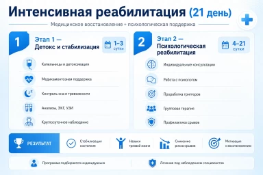 Реабилитация за 21 день в Жирновске